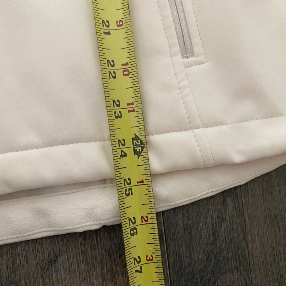 ~ SOLD ~THE NORTH FACE Small Women's Apex Windproof Soft Shell Jacket Coat White - Picture 8 of 12